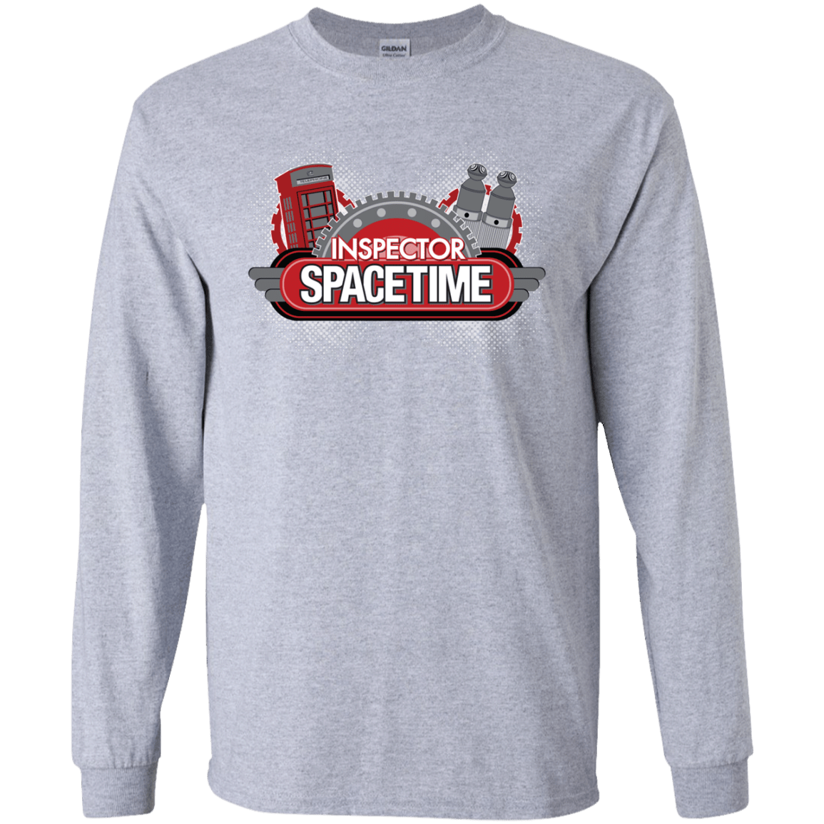 T-Shirts Sport Grey / YS Inspector Spacetime Youth Long Sleeve T-Shirt