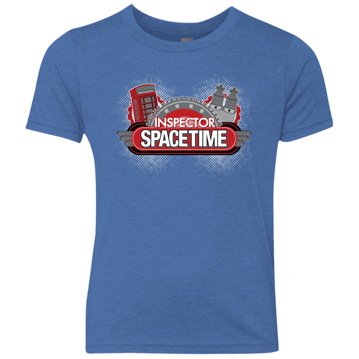 T-Shirts Vintage Royal / YXS Inspector Spacetime Youth Triblend T-Shirt