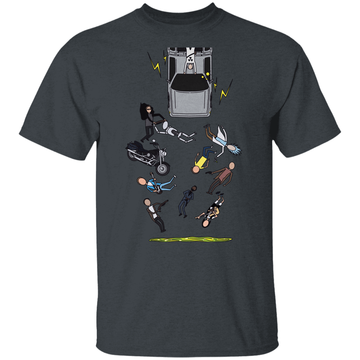 T-Shirts Dark Heather / YXS Inter-Dimensional Time Travel Youth T-Shirt