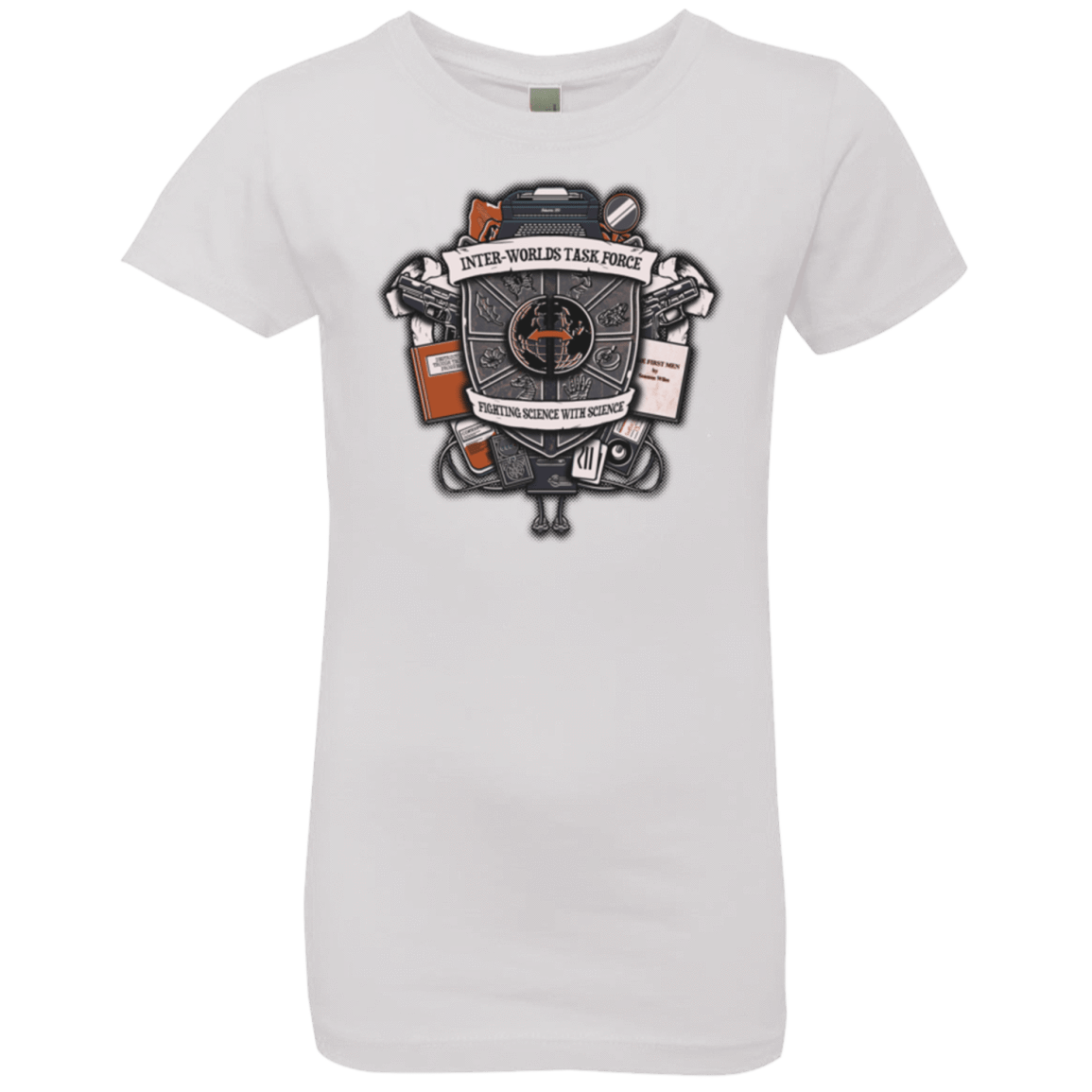 T-Shirts White / YXS Inter Worlds Task Force Girls Premium T-Shirt