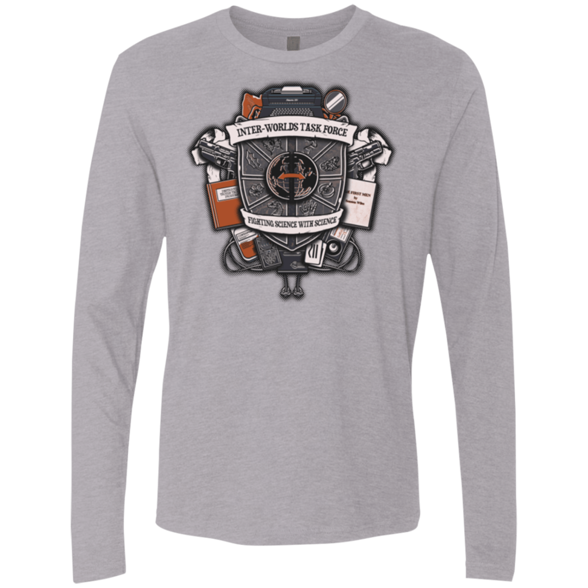 T-Shirts Heather Grey / Small Inter Worlds Task Force Men's Premium Long Sleeve