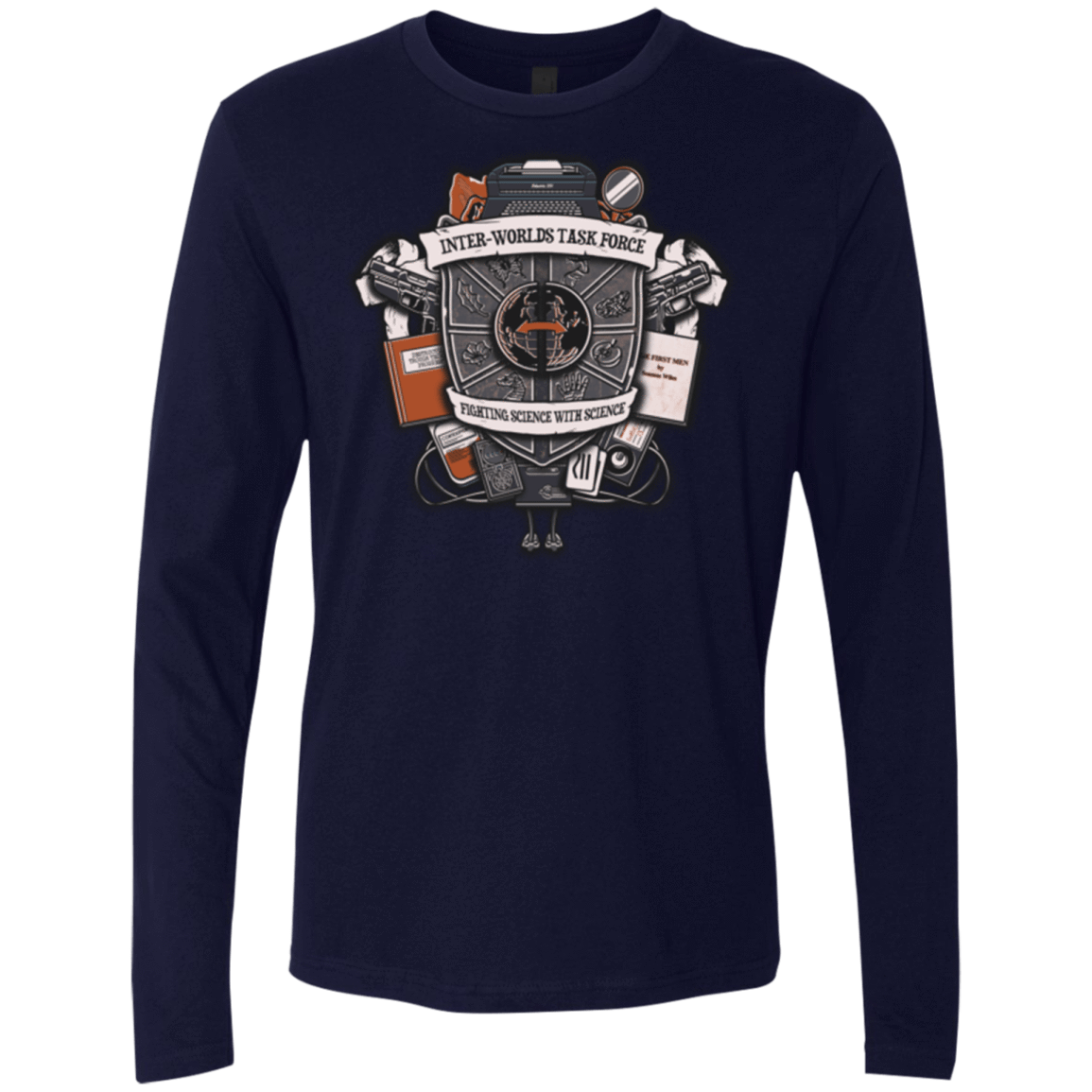 T-Shirts Midnight Navy / Small Inter Worlds Task Force Men's Premium Long Sleeve
