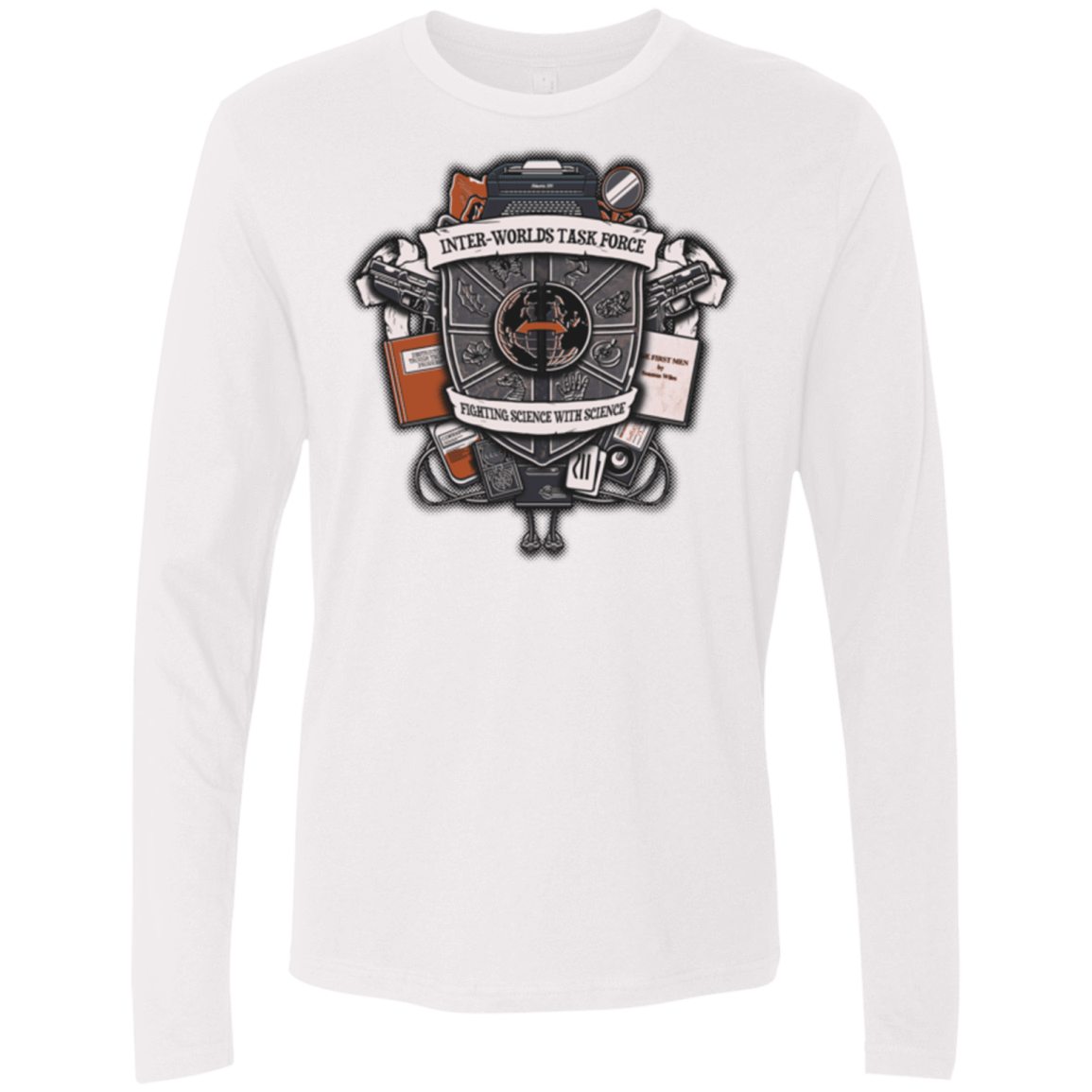 T-Shirts White / Small Inter Worlds Task Force Men's Premium Long Sleeve