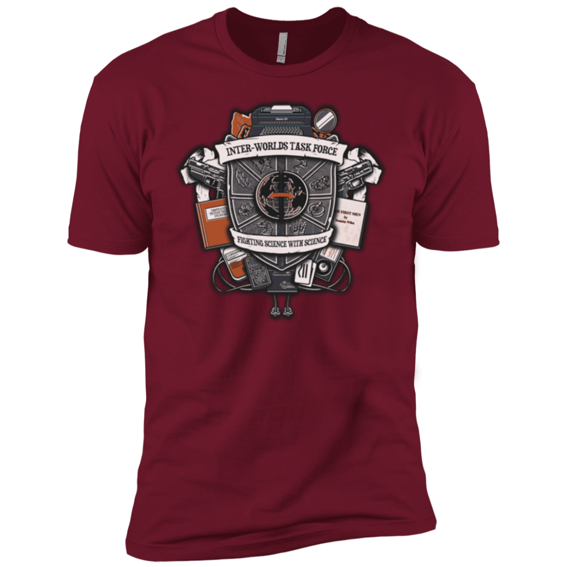 T-Shirts Cardinal / X-Small Inter Worlds Task Force Men's Premium T-Shirt
