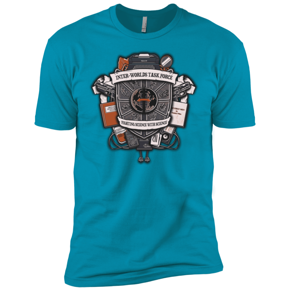 T-Shirts Turquoise / X-Small Inter Worlds Task Force Men's Premium T-Shirt