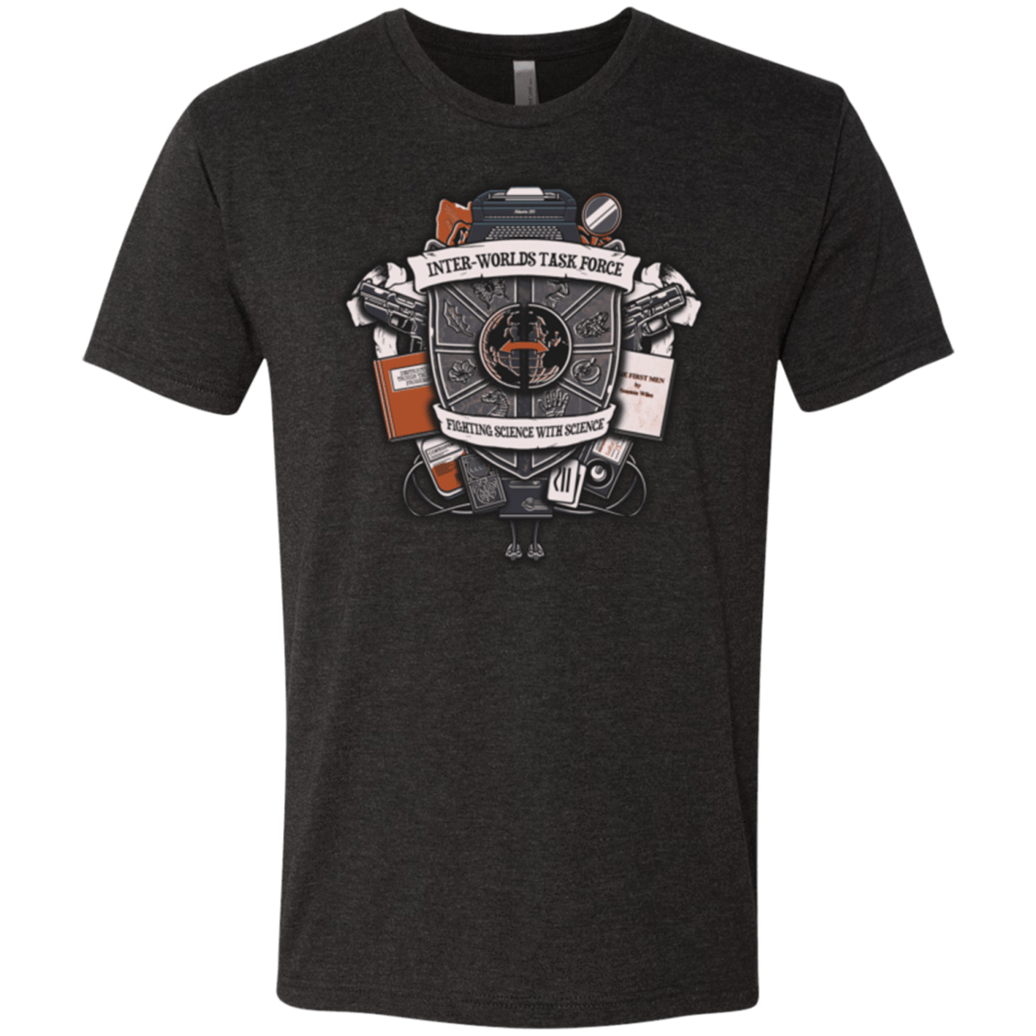 T-Shirts Vintage Black / Small Inter Worlds Task Force Men's Triblend T-Shirt
