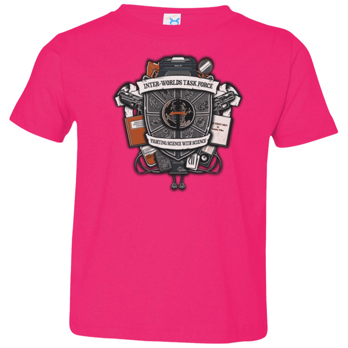 T-Shirts Hot Pink / 2T Inter Worlds Task Force Toddler Premium T-Shirt