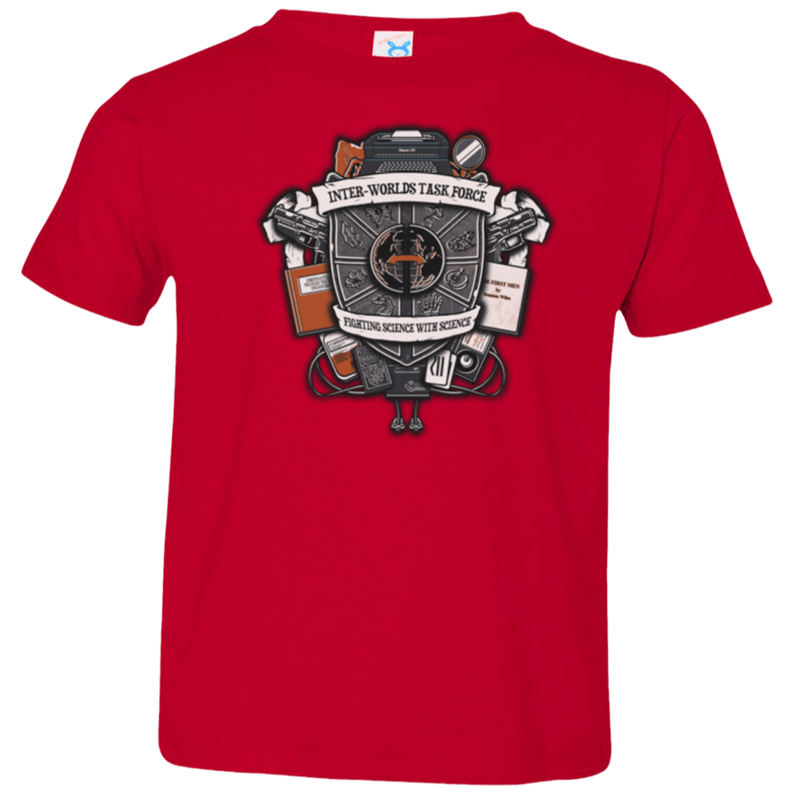 T-Shirts Red / 2T Inter Worlds Task Force Toddler Premium T-Shirt