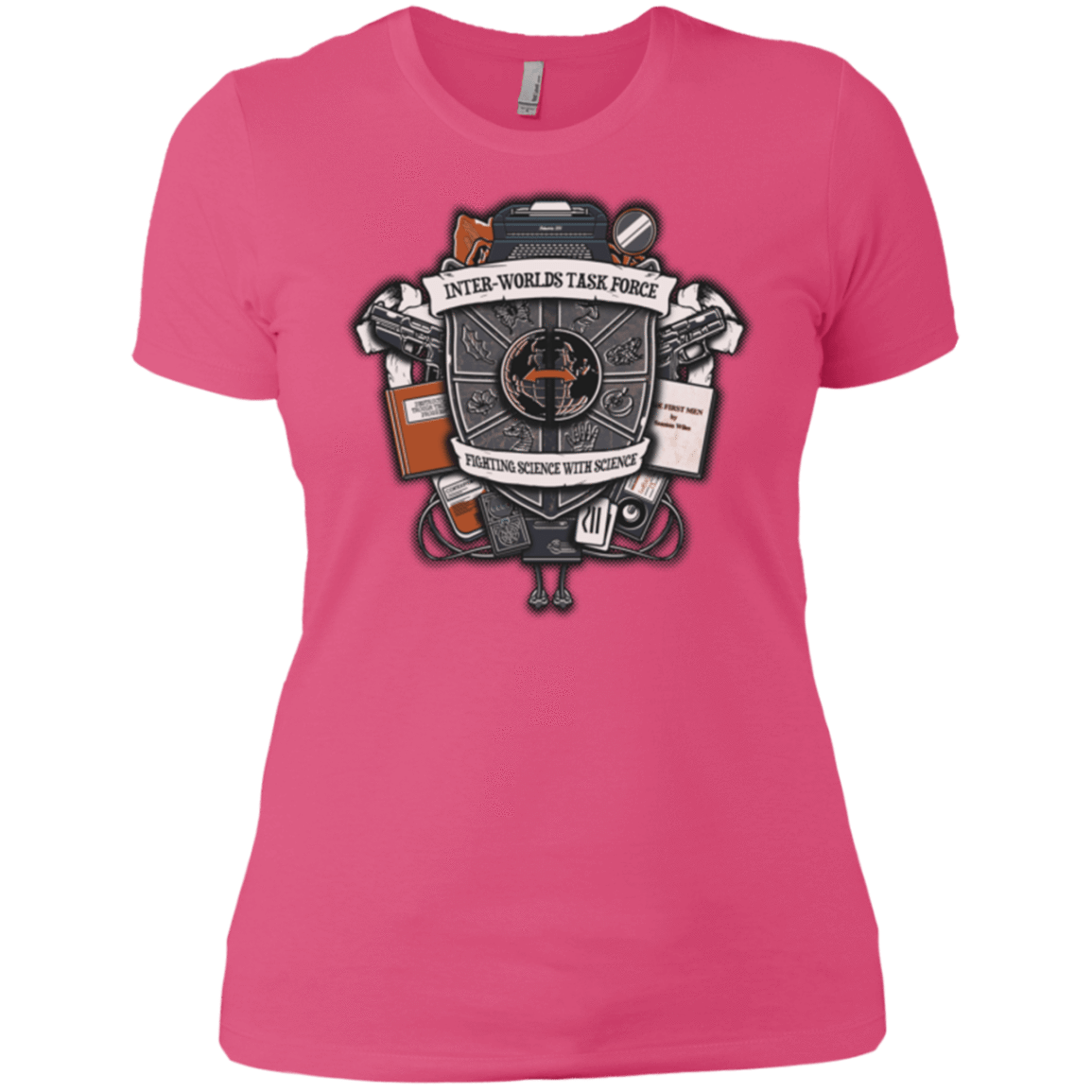 T-Shirts Hot Pink / X-Small Inter Worlds Task Force Women's Premium T-Shirt