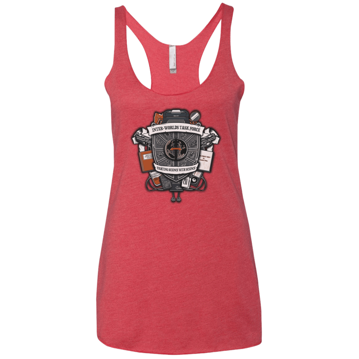 T-Shirts Vintage Red / X-Small Inter Worlds Task Force Women's Triblend Racerback Tank
