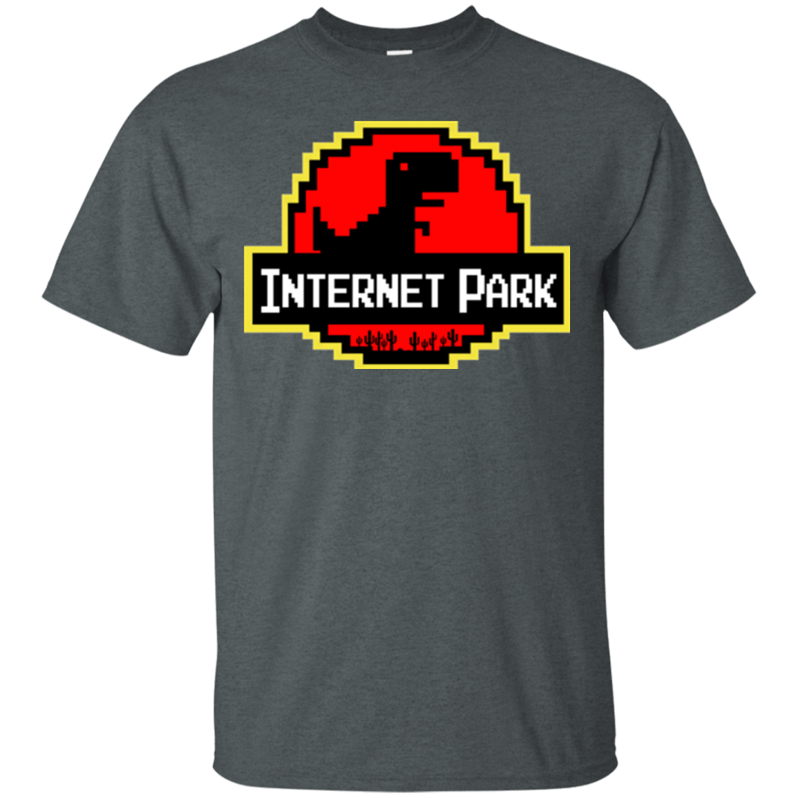 T-Shirts Dark Heather / Small Internet Park T-Shirt