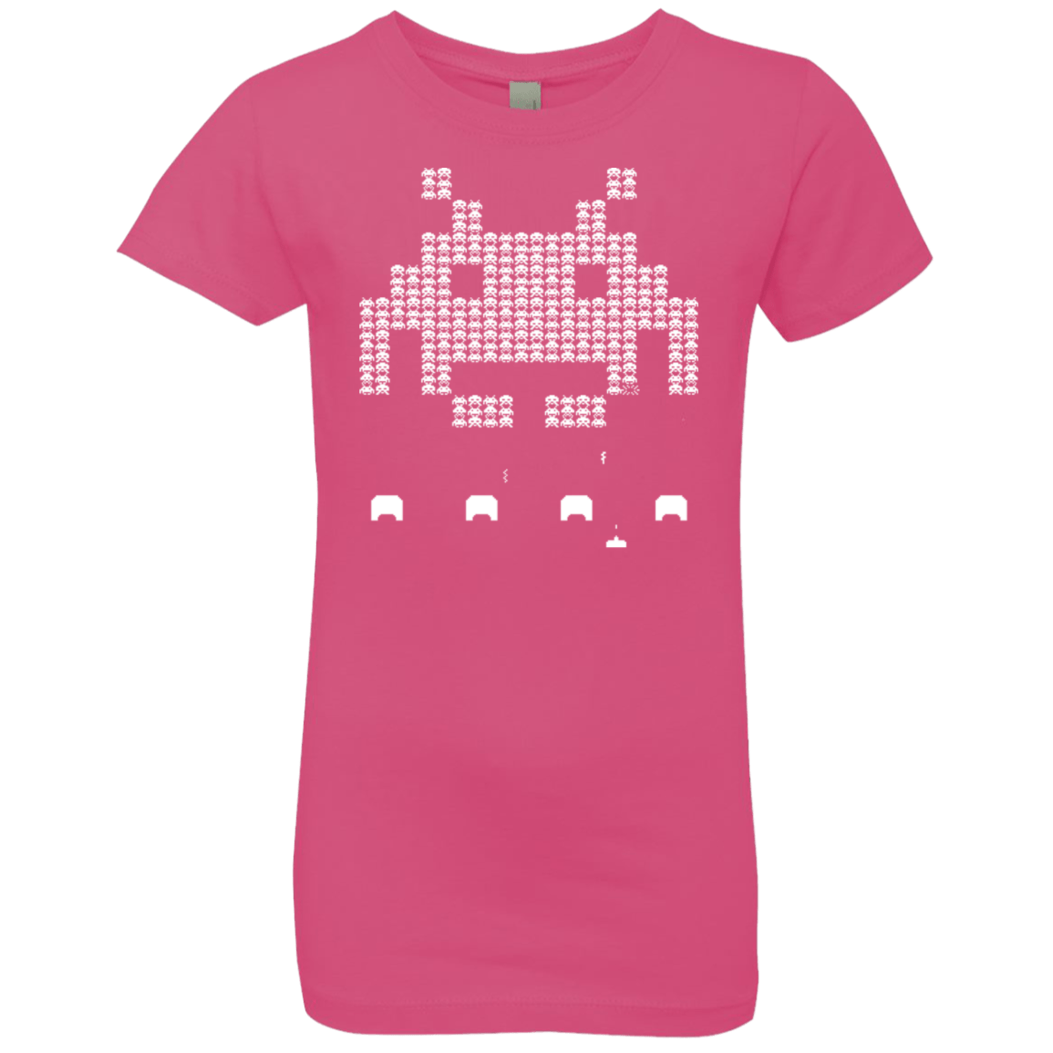 T-Shirts Hot Pink / YXS Invade Girls Premium T-Shirt
