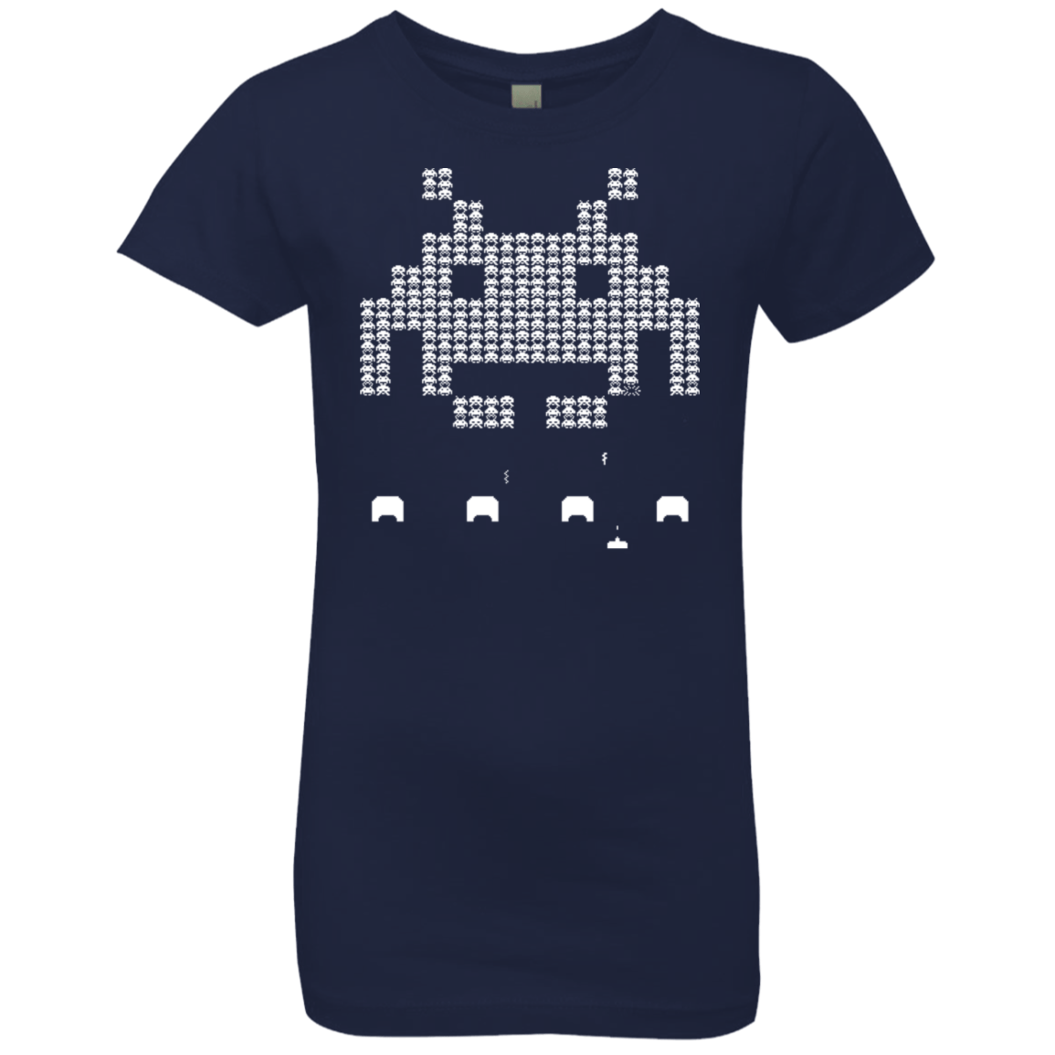 T-Shirts Midnight Navy / YXS Invade Girls Premium T-Shirt