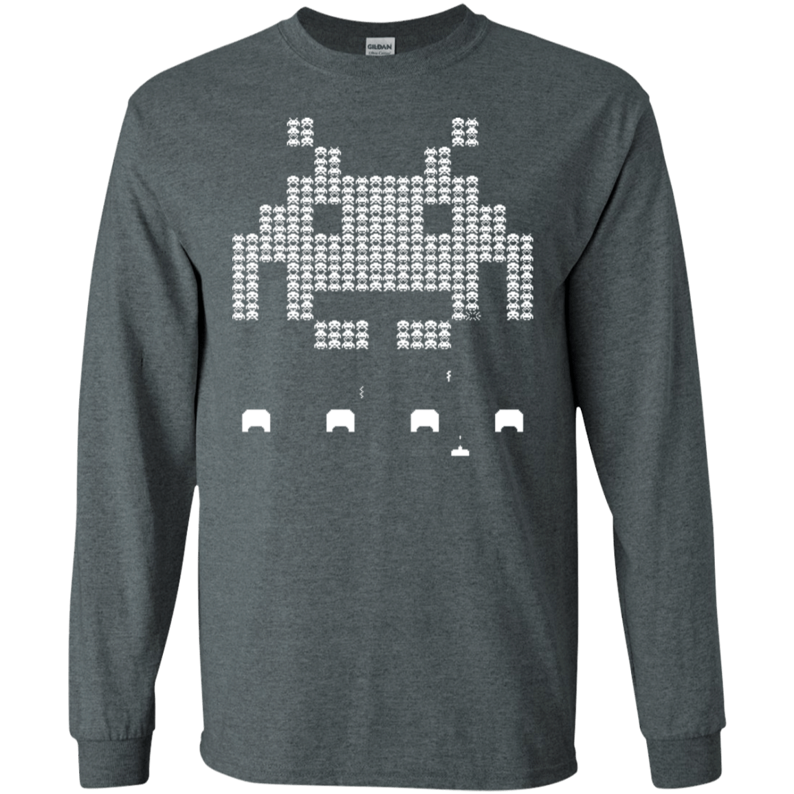 T-Shirts Dark Heather / S Invade Men's Long Sleeve T-Shirt