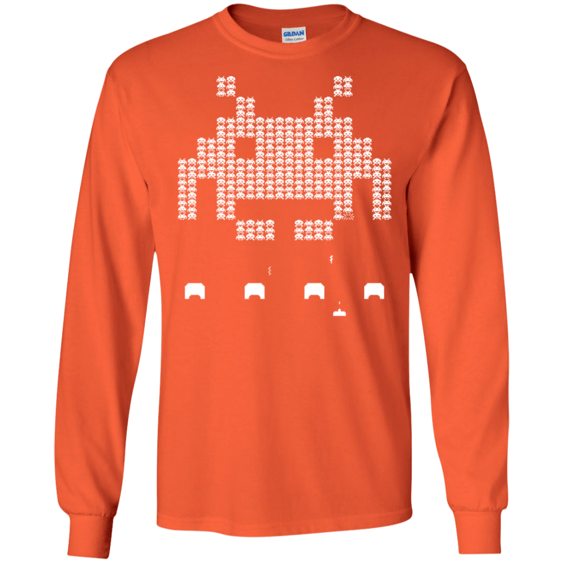 T-Shirts Orange / S Invade Men's Long Sleeve T-Shirt