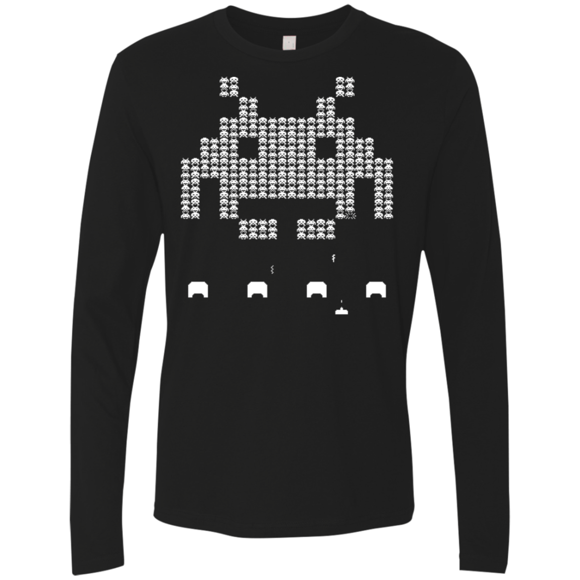 T-Shirts Black / S Invade Men's Premium Long Sleeve