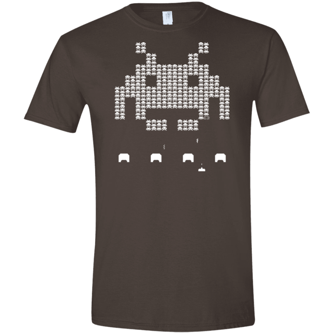 T-Shirts Dark Chocolate / S Invade Men's Semi-Fitted Softstyle