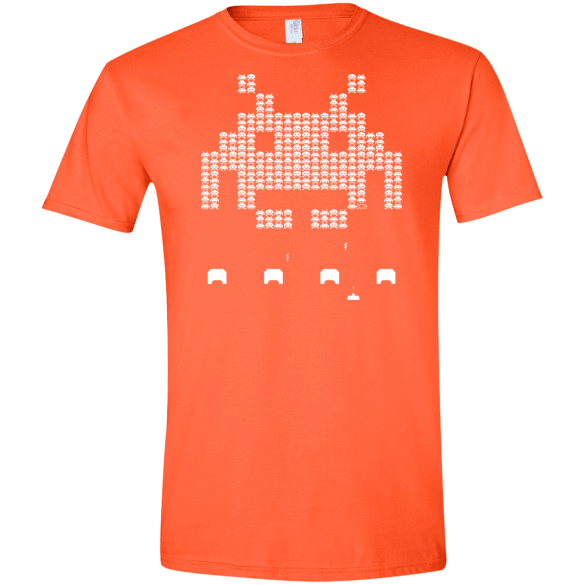 T-Shirts Orange / S Invade Men's Semi-Fitted Softstyle