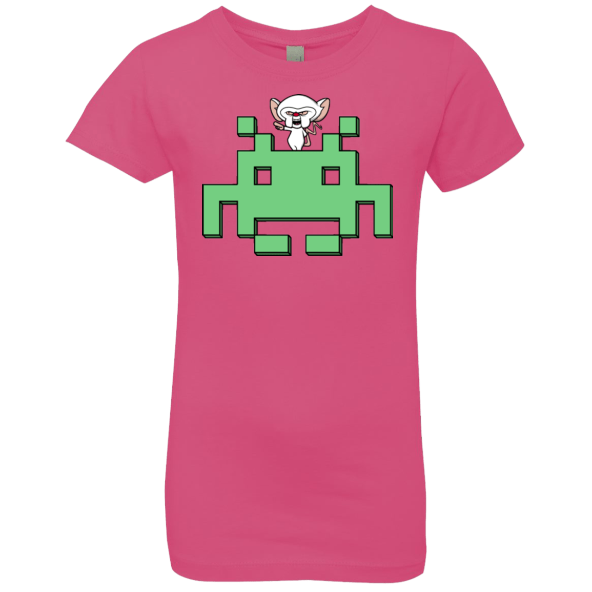 T-Shirts Hot Pink / YXS Invaderbrain Girls Premium T-Shirt