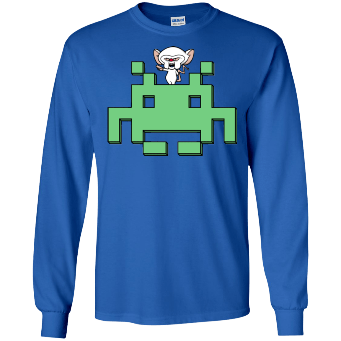 T-Shirts Royal / S Invaderbrain Men's Long Sleeve T-Shirt