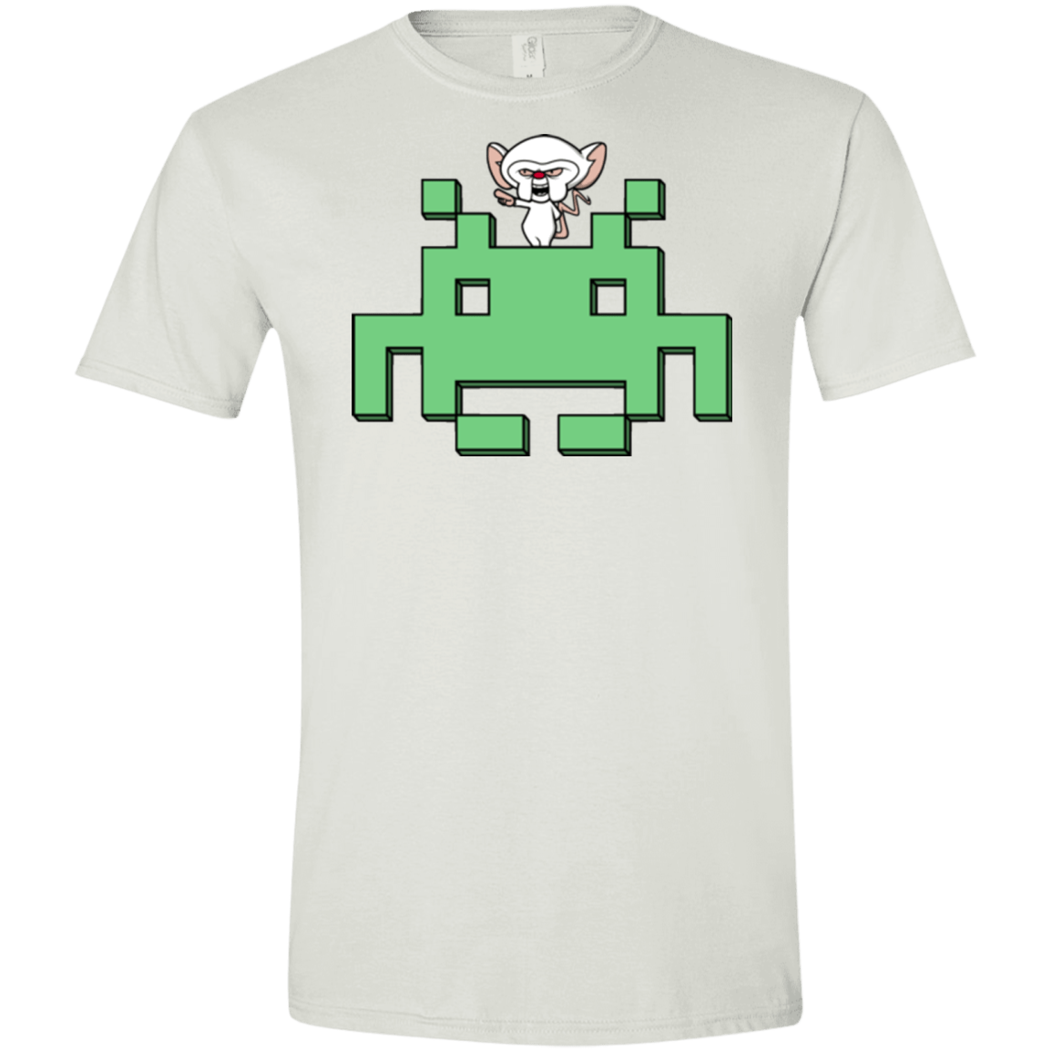 T-Shirts White / X-Small Invaderbrain Men's Semi-Fitted Softstyle