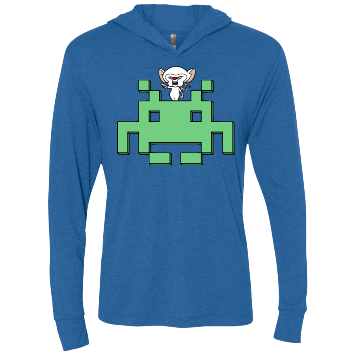 T-Shirts Vintage Royal / X-Small Invaderbrain Triblend Long Sleeve Hoodie Tee