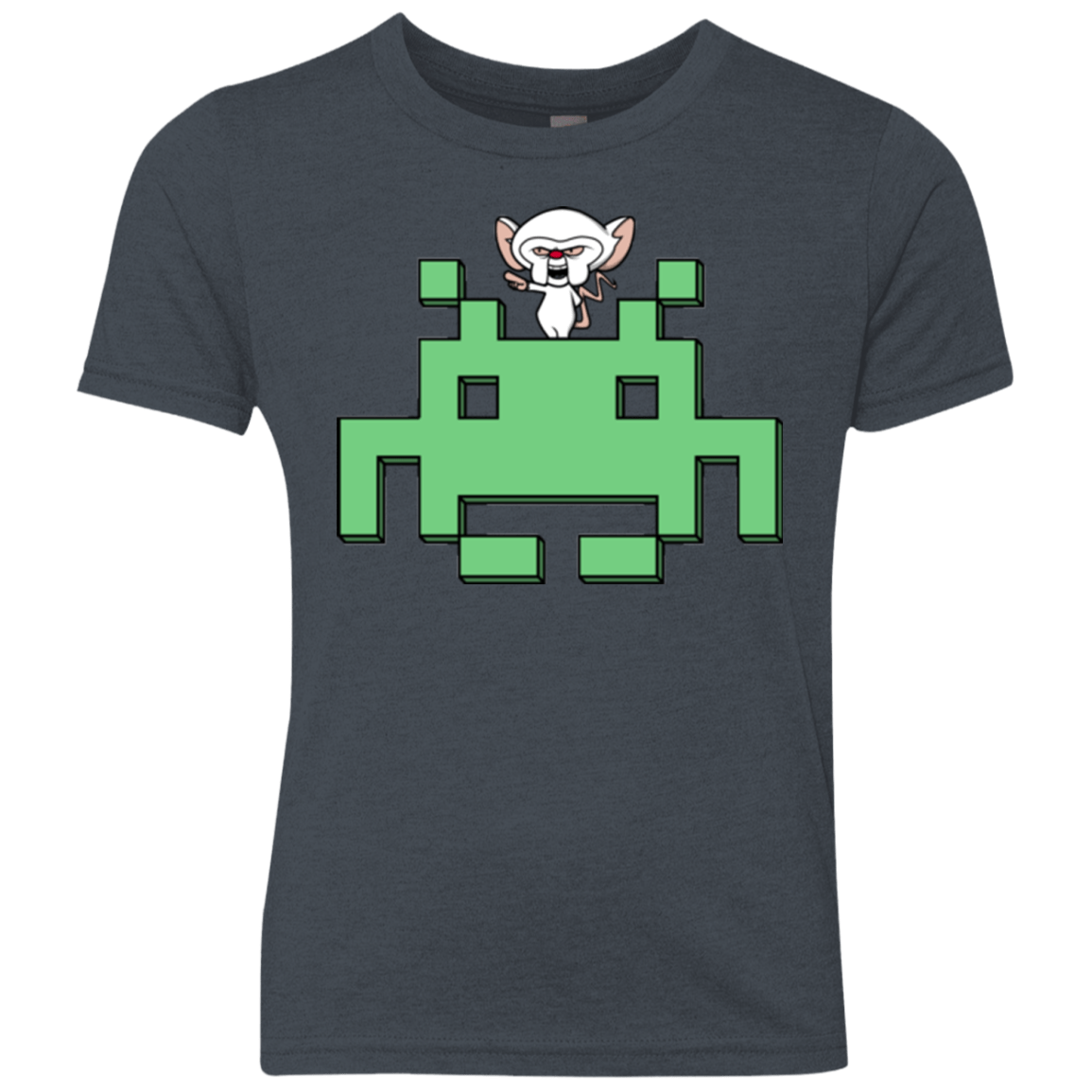 T-Shirts Vintage Navy / YXS Invaderbrain Youth Triblend T-Shirt