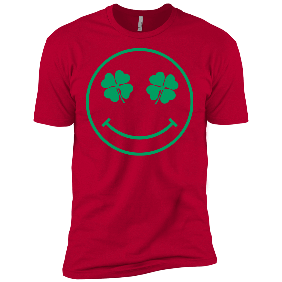 T-Shirts Red / X-Small Irish Smiley Men's Premium T-Shirt