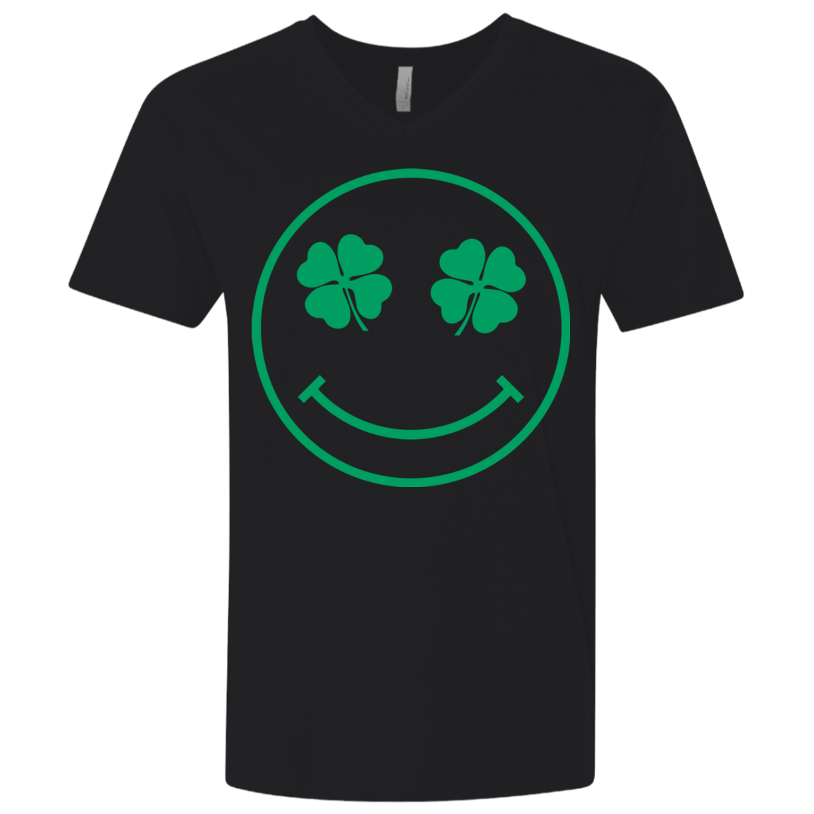 T-Shirts Black / X-Small Irish Smiley Men's Premium V-Neck
