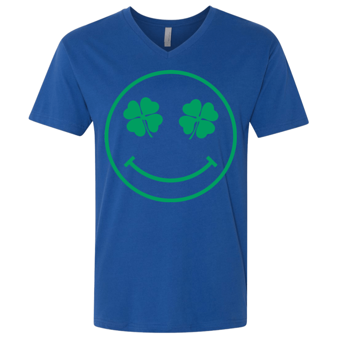 T-Shirts Royal / X-Small Irish Smiley Men's Premium V-Neck