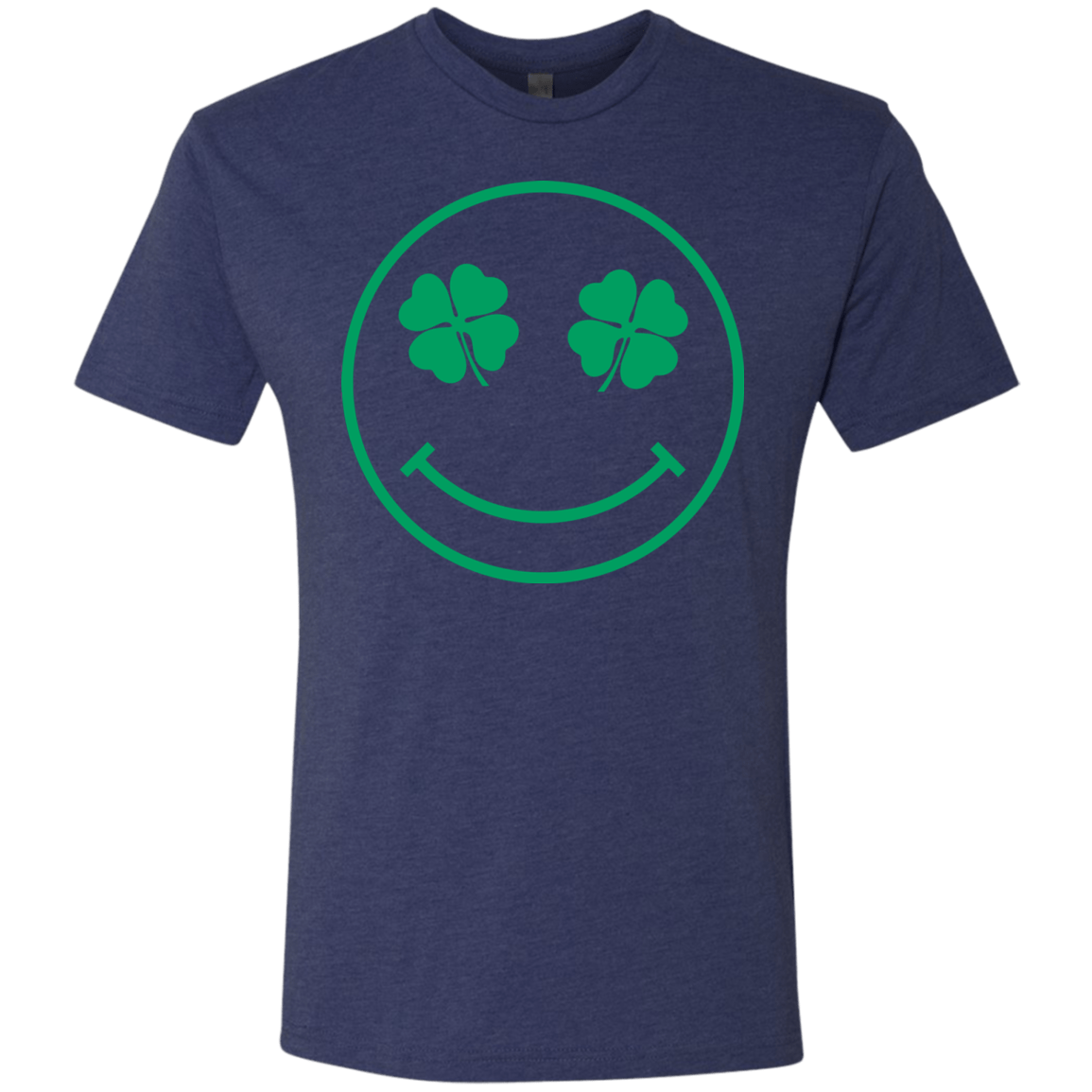 T-Shirts Vintage Navy / Small Irish Smiley Men's Triblend T-Shirt