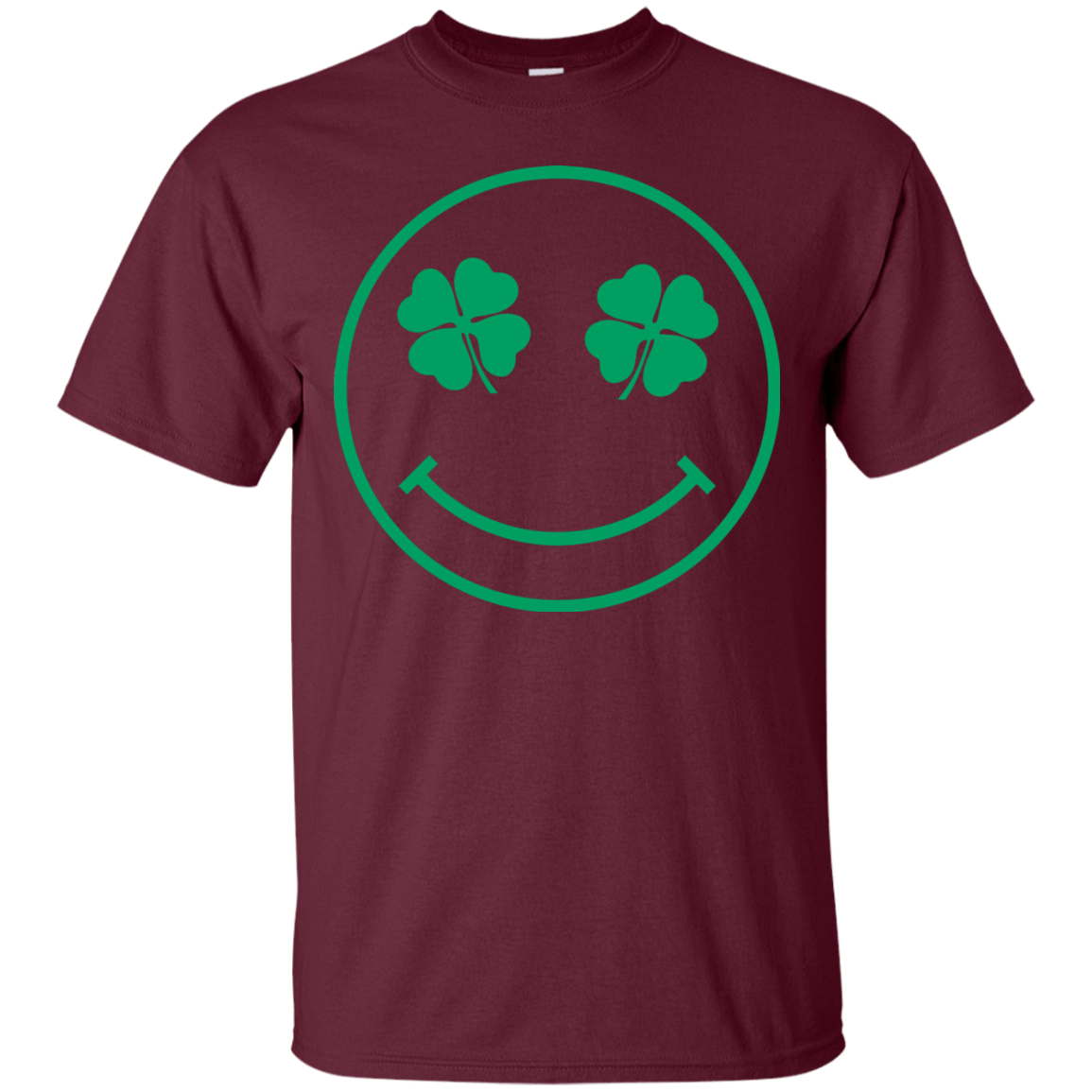 T-Shirts Maroon / Small Irish Smiley T-Shirt
