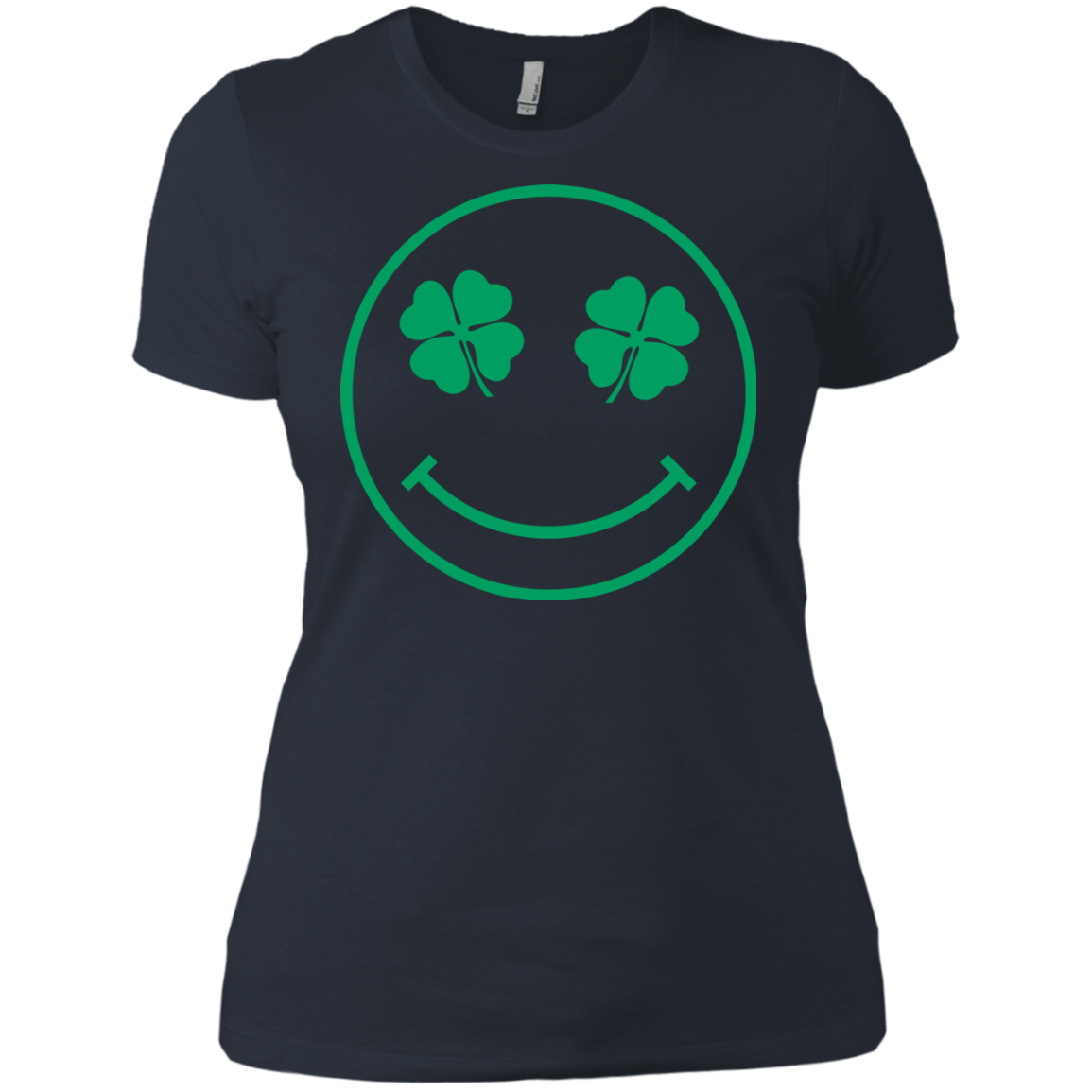 T-Shirts Indigo / X-Small Irish Smiley Women's Premium T-Shirt