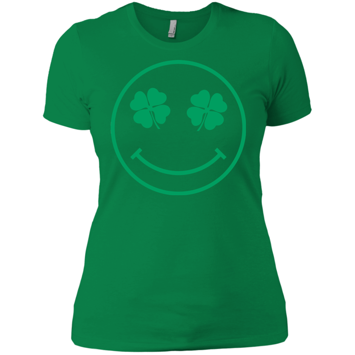 T-Shirts Kelly Green / X-Small Irish Smiley Women's Premium T-Shirt