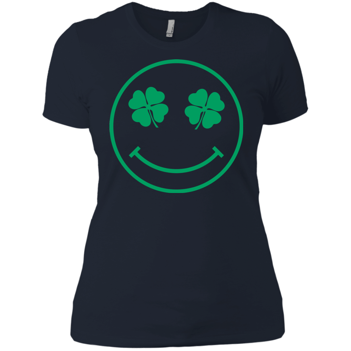T-Shirts Midnight Navy / X-Small Irish Smiley Women's Premium T-Shirt