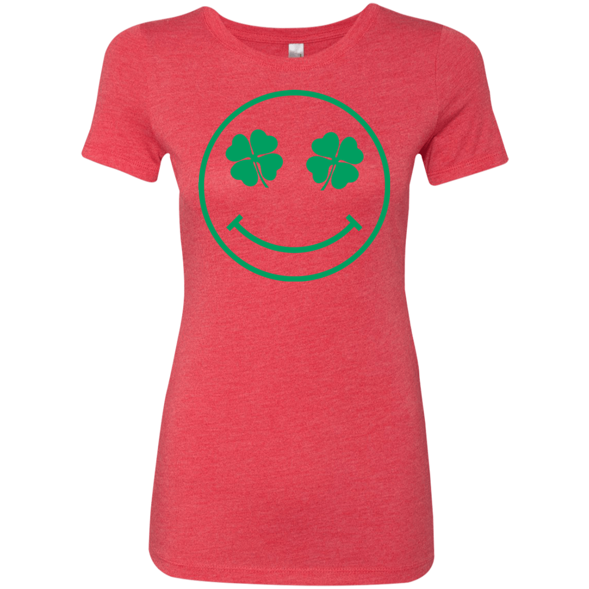 T-Shirts Vintage Red / Small Irish Smiley Women's Triblend T-Shirt