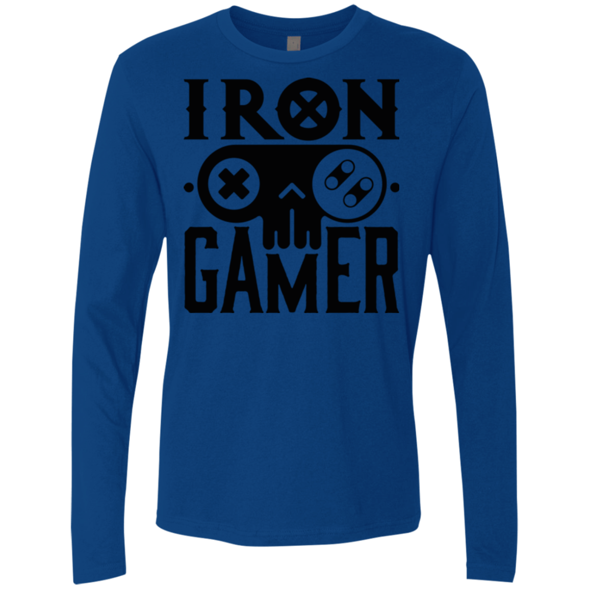 T-Shirts Royal / Small Iron Gamer Men's Premium Long Sleeve