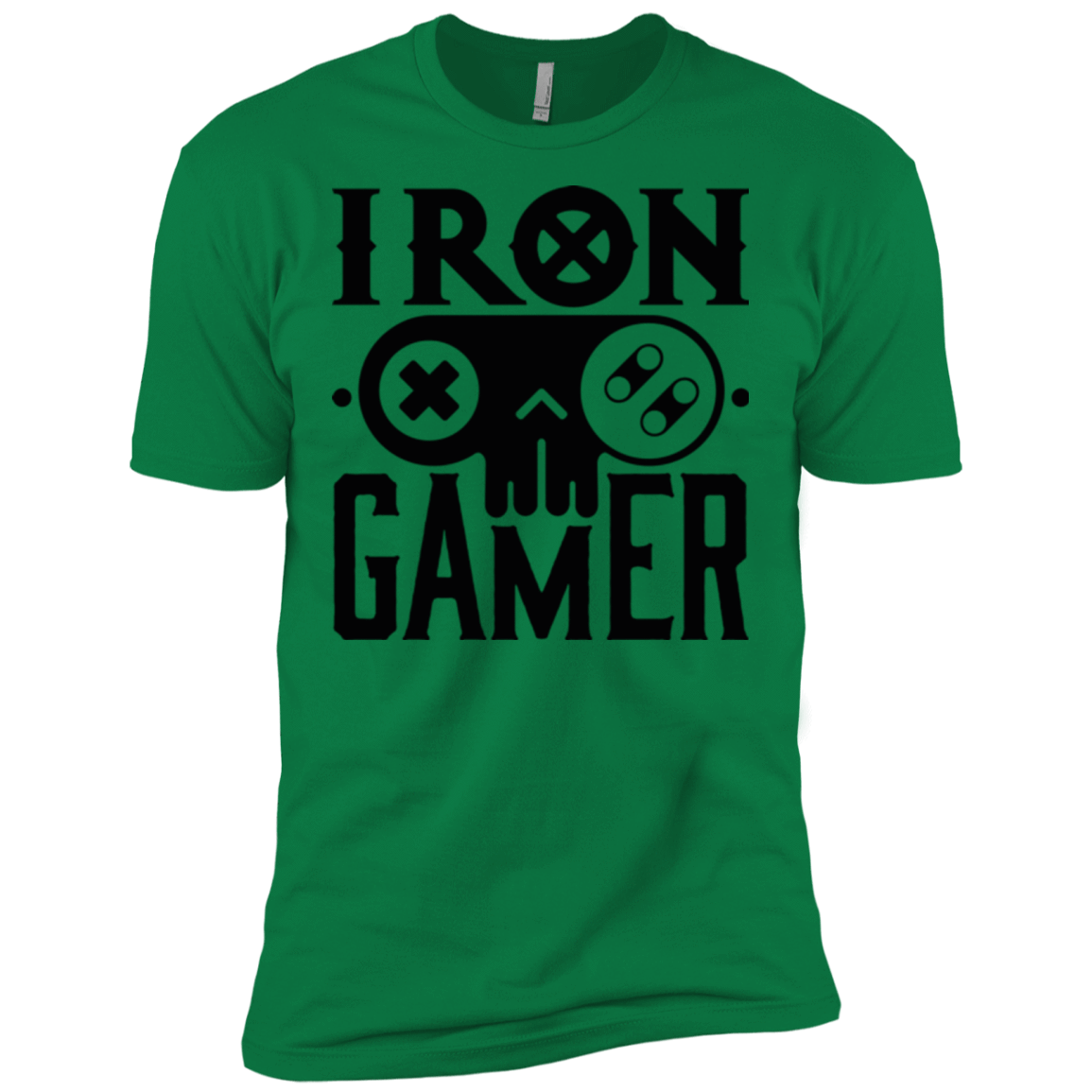 T-Shirts Kelly Green / X-Small Iron Gamer Men's Premium T-Shirt