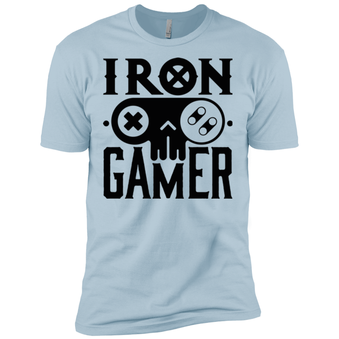 T-Shirts Light Blue / X-Small Iron Gamer Men's Premium T-Shirt