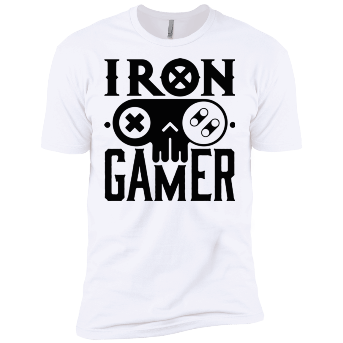 T-Shirts White / X-Small Iron Gamer Men's Premium T-Shirt