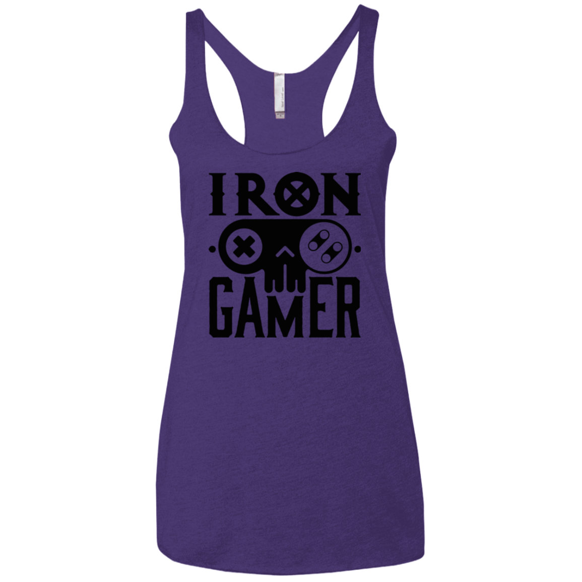 T-Shirts Purple / X-Small Iron Gamer Women's Triblend Racerback Tank