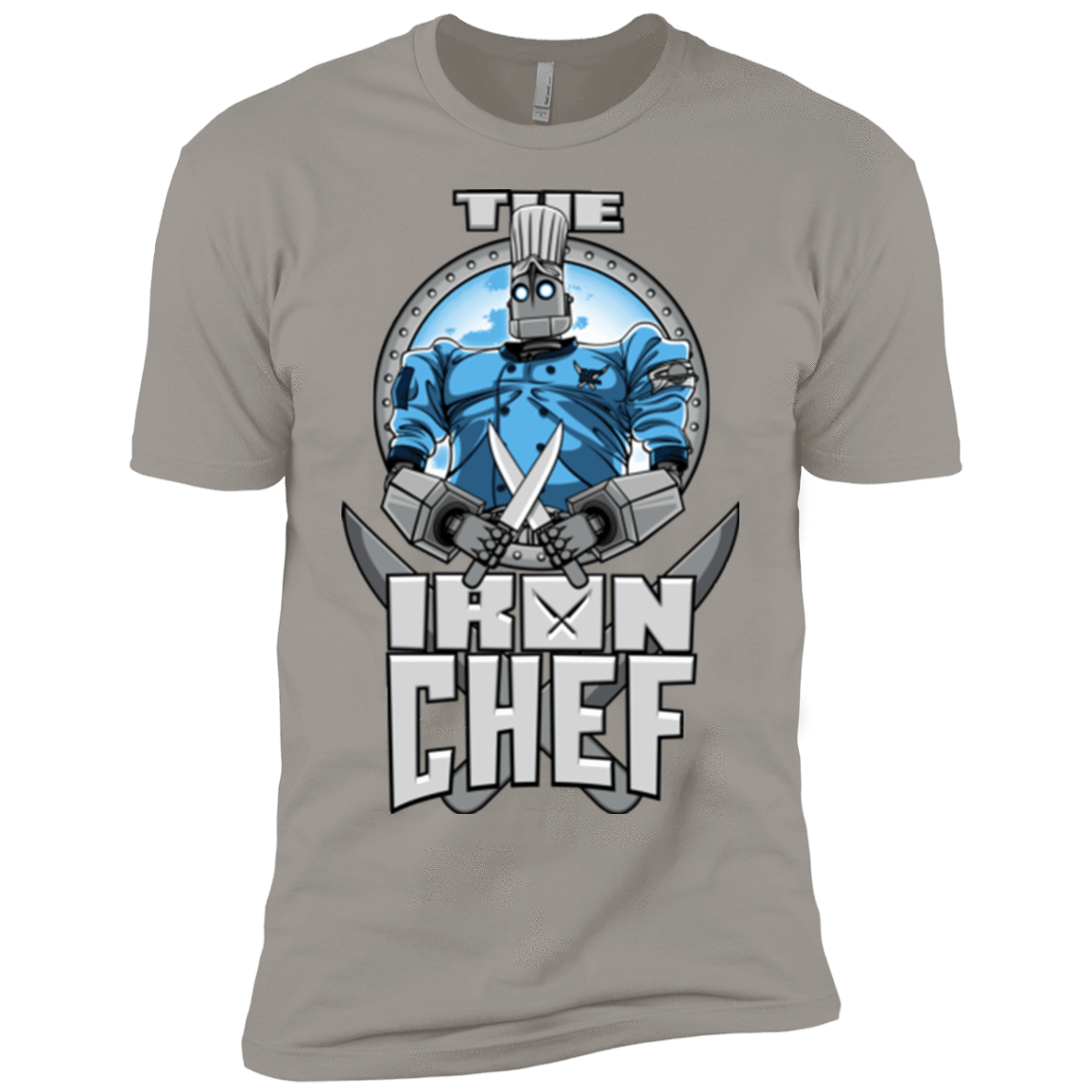 T-Shirts Light Grey / YXS Iron Giant Chef Boys Premium T-Shirt