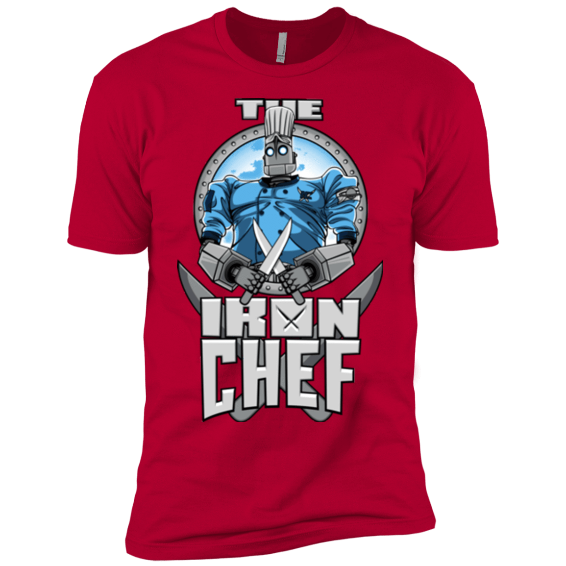 T-Shirts Red / YXS Iron Giant Chef Boys Premium T-Shirt