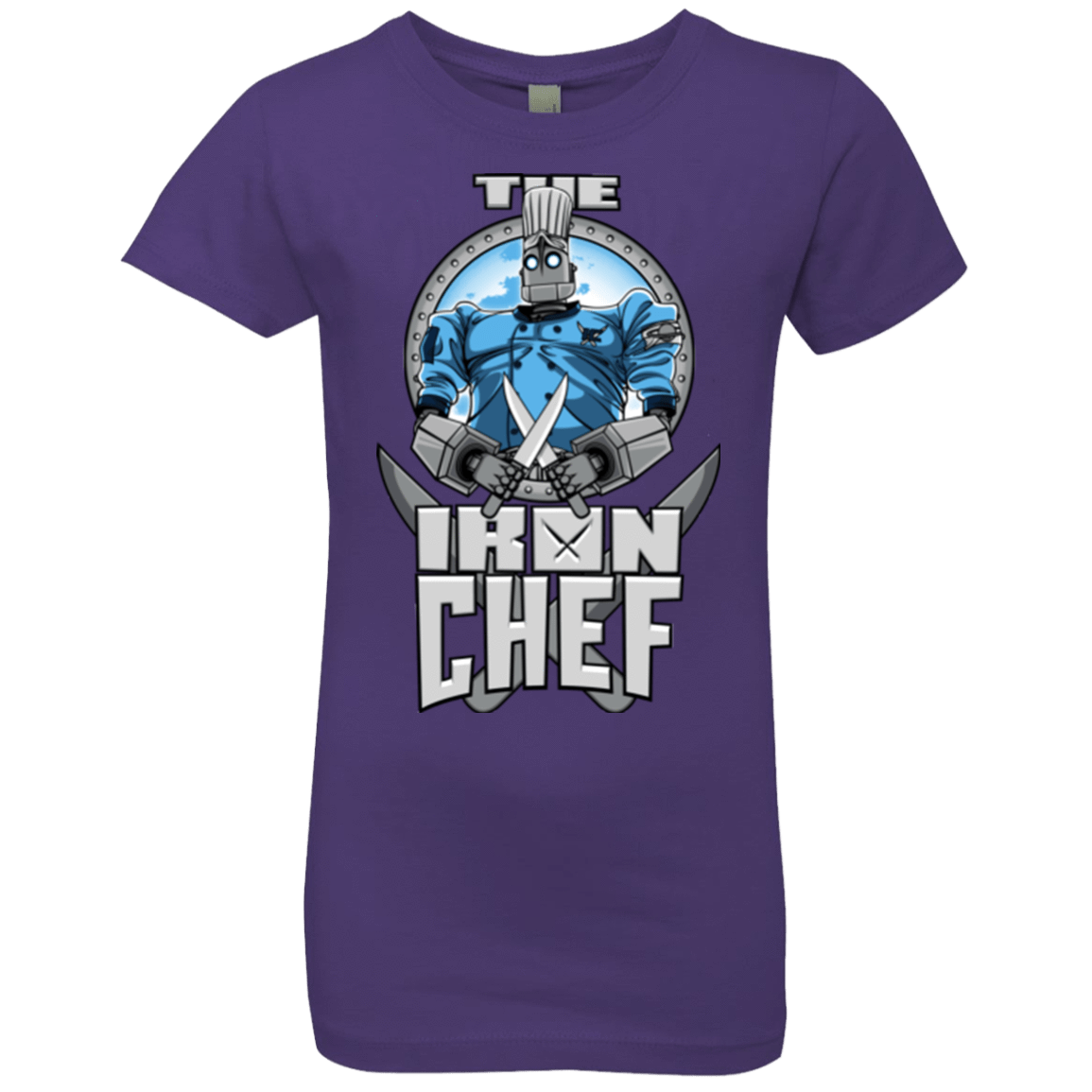 T-Shirts Purple Rush / YXS Iron Giant Chef Girls Premium T-Shirt