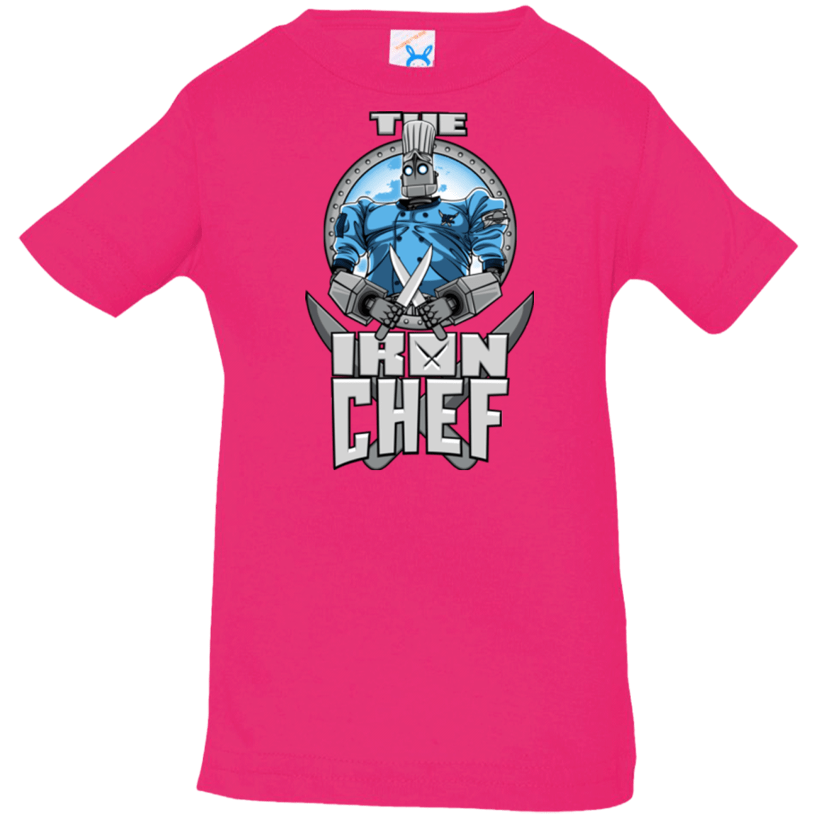 T-Shirts Hot Pink / 6 Months Iron Giant Chef Infant PremiumT-Shirt