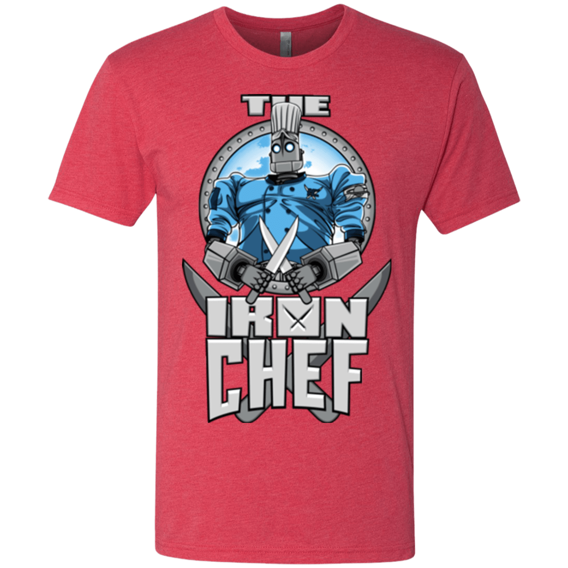 T-Shirts Vintage Red / Small Iron Giant Chef Men's Triblend T-Shirt