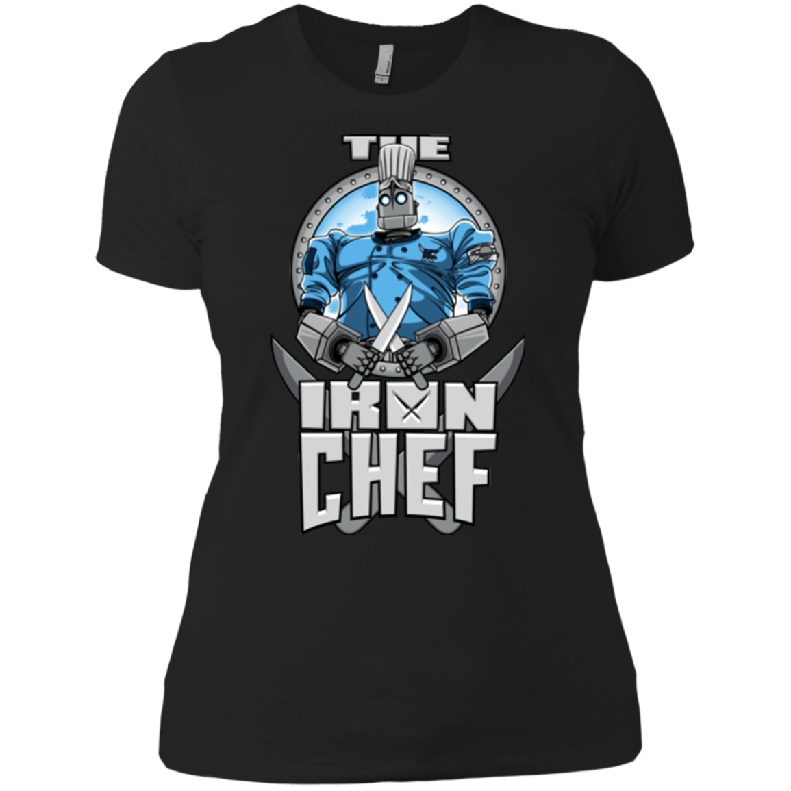 T-Shirts Black / X-Small Iron Giant Chef Women's Premium T-Shirt
