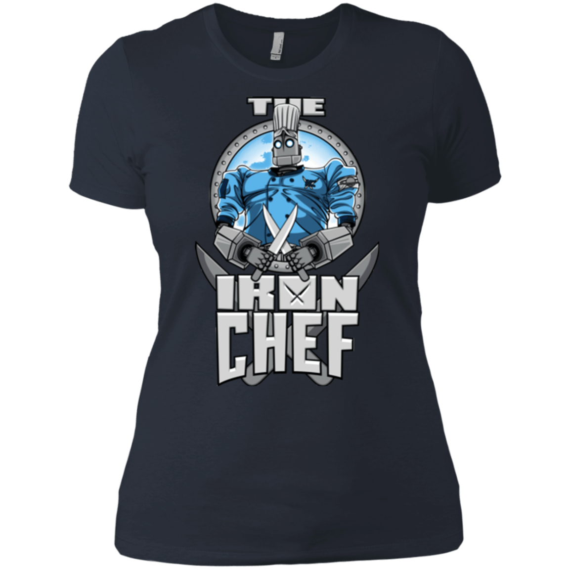 T-Shirts Indigo / X-Small Iron Giant Chef Women's Premium T-Shirt