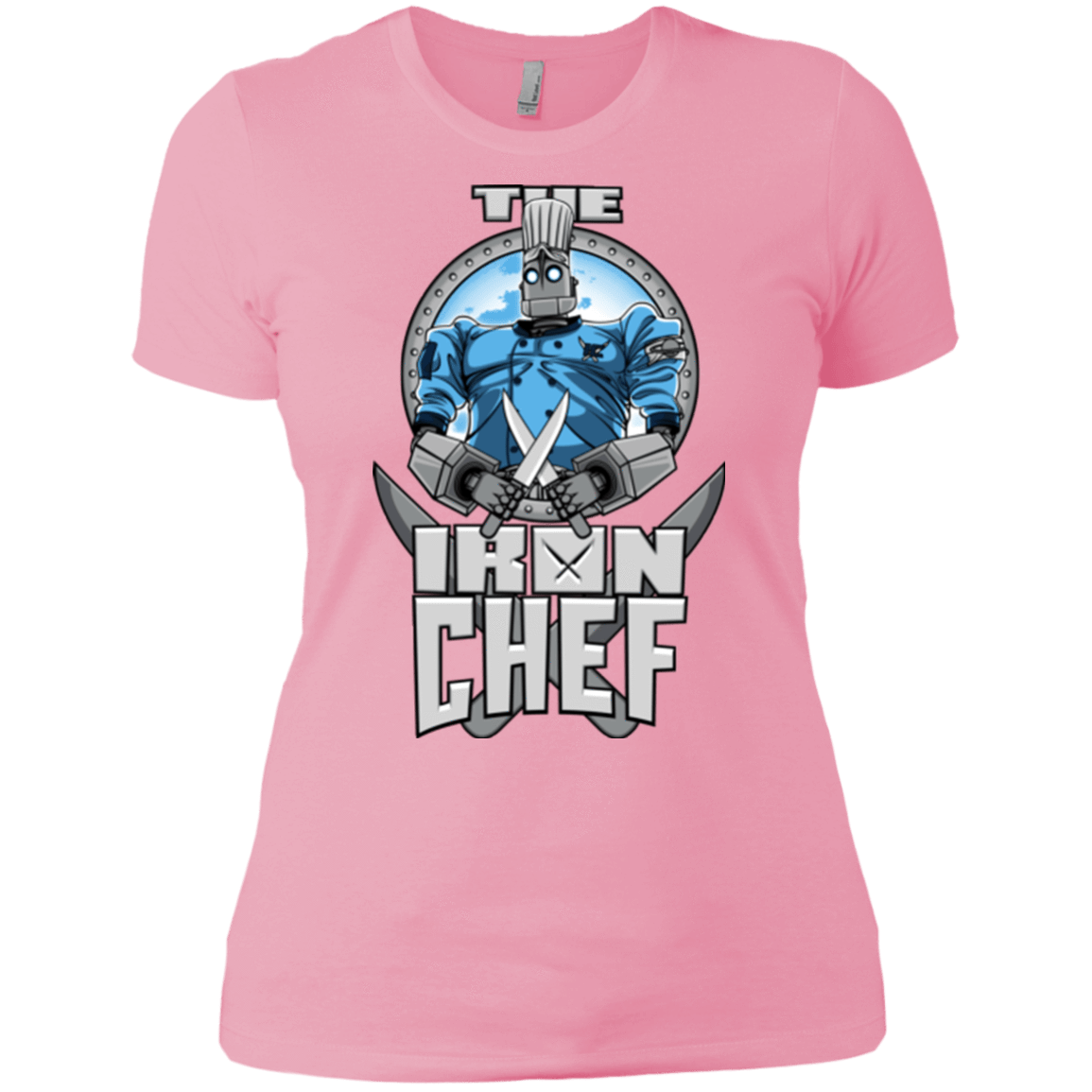 T-Shirts Light Pink / X-Small Iron Giant Chef Women's Premium T-Shirt