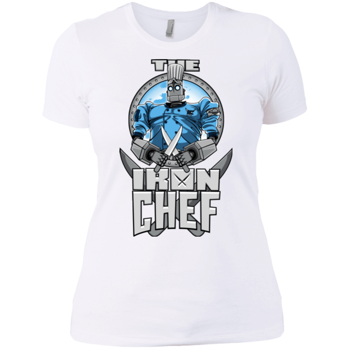 T-Shirts White / X-Small Iron Giant Chef Women's Premium T-Shirt